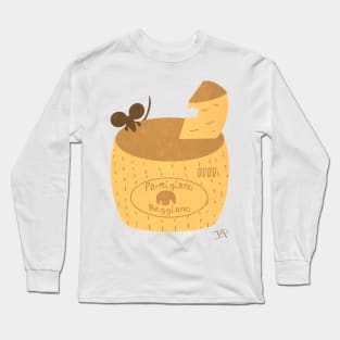 Tuscan Parmigiano Reggiano and Mouse Long Sleeve T-Shirt